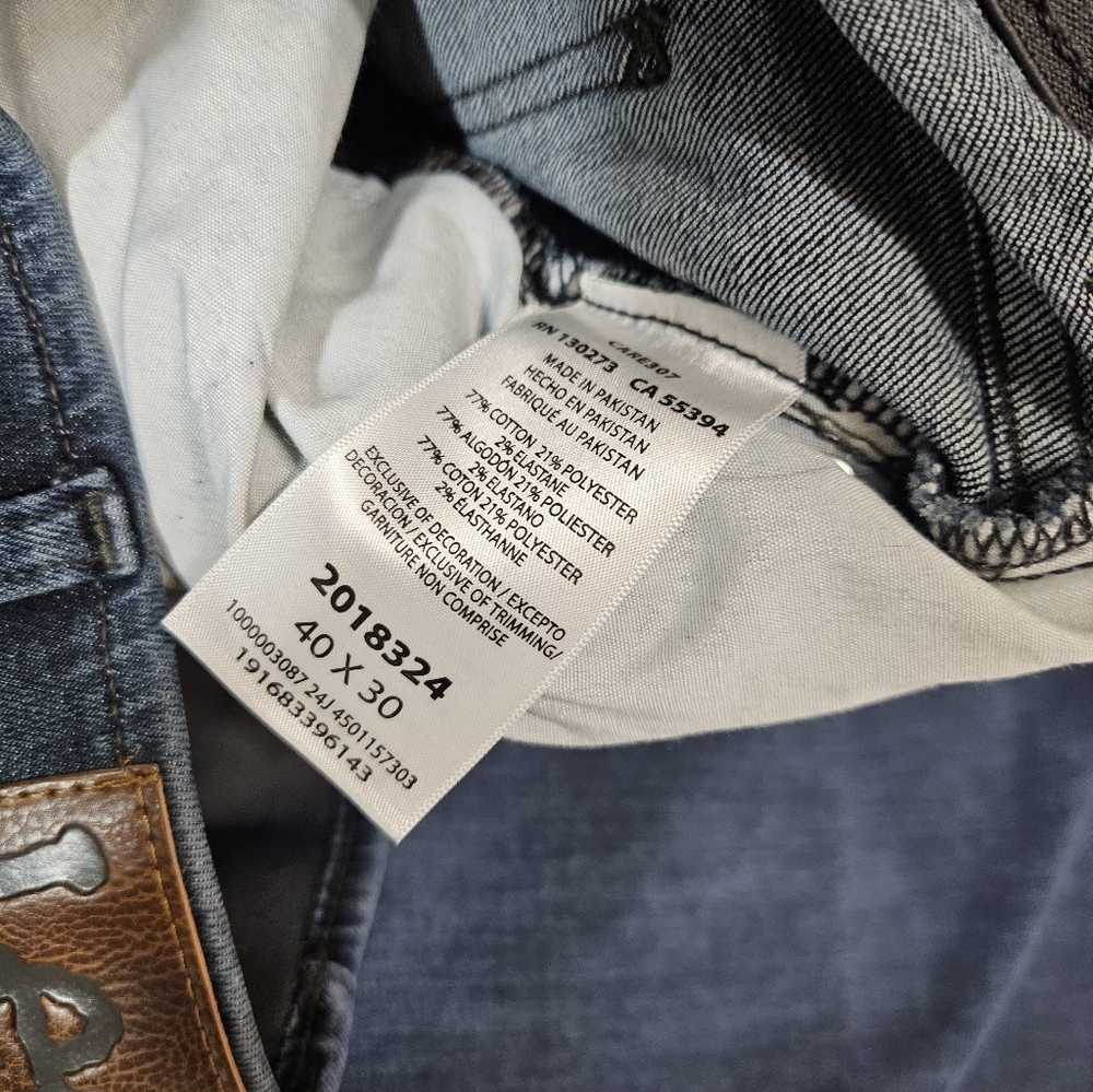 Lee Extreme Motion MVP Athletic Fit Jeans 40x30 - Picture 6 of 9